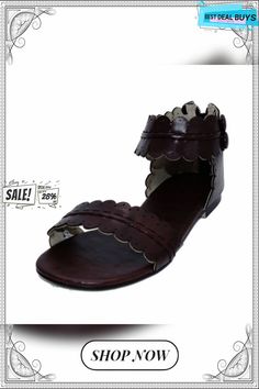 Women Beach Vacation Big Size 43 Edges Sandals Comfortable Leisure Casual Shoes Brown Flat T-strap Sandals For Summer, Leather Flat Sandals For Beach Season, Flat Leather Sandals For Beach Season, Brown Flat Heel Sandals For Beach Season, Brown Flat Heel Sandals For Beach, Brown Closed Toe Sandals For Beach Season, Brown Flat Sandals For Summer, Beach T-strap Sandals With Buckle Closure, Brown T-strap Sandals For Beach Season