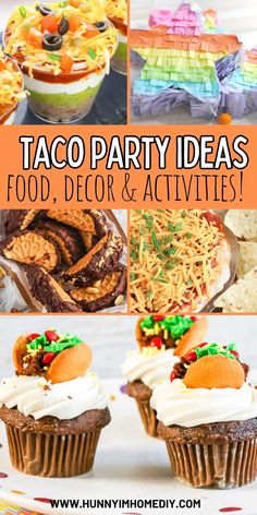 taco party ideas food, decor and activities