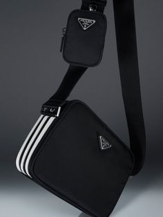 Prada Mens Bag, Men Designer Bag, Prada X Adidas, Man Bags Fashion For Men, Prada Bag Men, Men’s Bags, Prada For Men, Adidas Collaboration, Mens Designer Backpacks