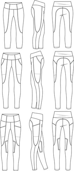 Sewing Gym Clothes, Diy Leggings Pattern, Fashion Technology, Unique Leggings, Lululemon Yoga, Trending Items, Legging Sport, Creation Couture