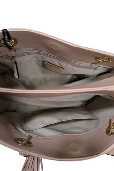 Add a touch of luxury to your look with the Valentino by Mario Valentino shoulder bag. Crafted from high-quality leather in a beautiful light blush pink hue, this bag exudes elegance and sophistication. The gold chain strap adds a unique detail and makes it perfect for any occasion. Made in Italy 100% Leather Fabric lining Magnetic top closure One interior slip pocket One interior zipper pocket Gold chain shoulder strap Height 8.5" Width 12" Depth 5.5" Strap drop 11" Elegant Pink Shoulder Bag For Travel, Blush Top Handle Shoulder Bag For Travel, Chic Blush Satchel For Travel, Chic Blush Shoulder Bag For Travel, Blush Satchel Shoulder Bag With Removable Pouch, Blush Satchel Shoulder Bag For Formal Occasions, Elegant Blush Bag With Removable Pouch, Formal Blush Shoulder Bag With Removable Pouch, Elegant Blush Bags For Daily Use