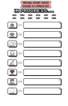 the printable worksheet for an in progress project with pictures and text on it