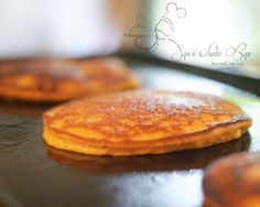 some pancakes sitting on top of a metal pan