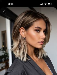 Women Hair Color Ideas Brown, Long Bob Ombre Brunette, Bronde Haircolor Shorter Hair, Shoulder Length Womens Haircuts, Haïr Style For Work, Hair Colors For White Skin, Short Ombré Hair, Trendy Hair Cuts 2024