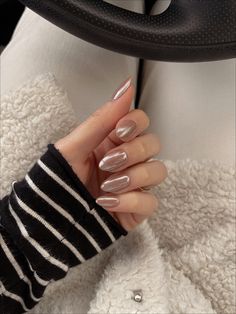 Ongles Beiges, Fairy Nails, Simple Fall Nails, Milky Nails, October Nails, Beige Nails, Her Nails, Brown Nails