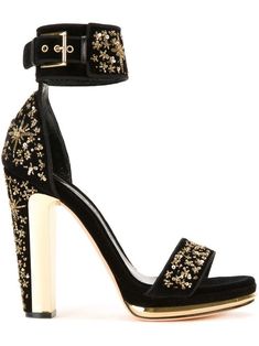 Louis Vuitton Shoes Heels, Black High Heel Sandals, Strappy High Heels Sandals, Strappy Platform Sandals, Black Platform Sandals, Black Platform Shoes, Black Strappy Sandals, Clothes Black, Ankle Strap Sandals Heels