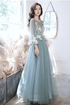 Prom Dress Full Coverage, Flowy Prom Dresses Long Sleeve, Gowns Dresses Elegant Princesses, Prom Dresses Flowy Sleeves, Modest Prom Dresses Christian, Prom Dresses Long With Sleeves Elegant, Prom Dresses Modest Elegant, Long Sleeve Prom Dress Modest, Conservative Prom Dresses