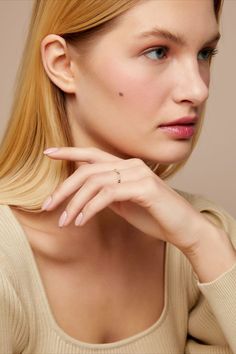 With its unique design, our 14K Solid Gold Pyramid Ring delivers a chic yet rebellious look. #NORM #THISISTHENORM Pyramid, Elegant Style, Ring Designs, Chains Necklace, Minimalist Design, Solid Gold, Unique Design, Nose Ring, Unique Designs