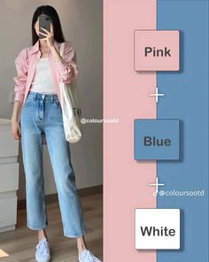 Lebaran Outfit, Ootd Lebaran, Dress Lebaran, Mix Match Outfits, Color Outfits, Simple Style Outfits, Colour Combinations Fashion, Color Combos Outfit, Color Blocking Outfits