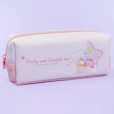 Store your favorite writing tools inside this box-shaped pencil case! It has a super cute star cut-out detail with a kawaii print of Kirby and Waddle inside. Don’t forget to bring this to school or work! Made from synthetic leather material Comes with a zipper closure Kirby Waddle Dee, Box Pencil Case, Waddle Dee, Star Cut Out, Nintendo Characters, Cute Star, Cute Stars, Kawaii Stationery, Stationery Items