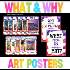 what and why art posters are available for students to use in their class or classroom