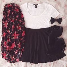 Daily New Fashion : Cute Summer Outfits Vintage Hipster, Cute Summer Outfits, Spring Summer Outfits, Outfits Casuales, Look Cool, Cute Fashion, Outfits For Teens, Teen Fashion