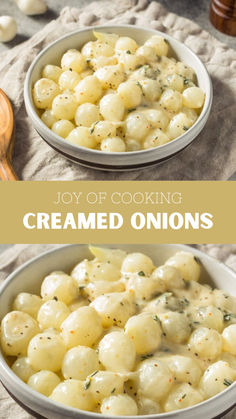 Joy Of Cooking Creamed Onions Cream Onions Thanksgiving Sides, Pearled Onions Recipes, Cream Pearl Onion Recipes, Pearled Onions In Cream Sauce, Baby Onions Recipes, Creamed Onions Pearl Thanksgiving, Baked Onions And Cheese, Creamed Onions Recipe Thanksgiving Sides, Pearl Onion Casserole