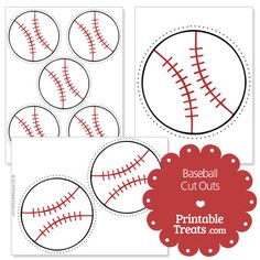 printable baseball cut outs for kids to make