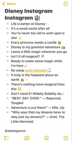 Disney Instagram captions Instagram Captions For Pretty Pictures, One Fine Day Caption Instagram, Original Instagram Captions, Glow Instagram Captions, Birthday Comments On Instagram, Disney Bios For Instagram, Disney Birthday Captions Instagram, Captions For Happy Pictures, Cute Disney Instagram Captions