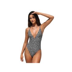 Have fun in the sun with this women's Leopard Deep Plunge Cheeky One-Piece Swimsuit from CUPSHE.Click on this WOMEN'S GUIDE to find the perfect fit and more! Have fun in the sun with this women's Leopard Deep Plunge Cheeky One-Piece Swimsuit from CUPSHE.Click on this WOMEN'S GUIDE to find the perfect fit and more! FEATURES Deep plunge neckline Adjustable cross back cami straps Removable soft bra cups Medium bust support Underwire Sleeveless No closure - pullover styling Cheeky high-leg cutFABRIC & CARE Nylon, spandex Lining: polyester, spandex Hand wash Imported Size: X Large. Color: Black White Leopard. Gender: female. Age Group: adult. Summer V-neck One-piece Swimsuit, Black Summer Beach Bodysuit, Beachwear V-neck Bodysuit For Pool, V-neck Swimwear For Sunbathing, Trendy Beach Bodysuit For Beach Season, Beach V-neck Printed Tankini, Black Summer Bodysuit For The Beach, V-neck One Piece For Sunbathing In Summer, Black Summer One-piece For Vacation