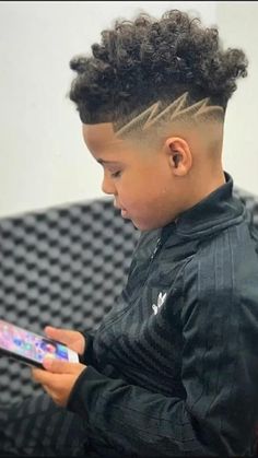 Black Boys Haircuts Kids, Kids Fade Haircut, Trending Boys Haircuts, Hair Designs For Boys, Boys Haircuts With Designs