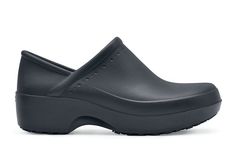 Cobalt: Women's Black Slip-Resistant Work Clogs | Shoes For Crews Slip-on Workwear Clogs With Protective Feet, Waterproof Closed Toe Clogs For Work, Non-slip Slip-on Clogs For Work, Functional Slip-resistant Round Toe Slip-ons, Non-slip Round Toe Clogs For Work, Functional Waterproof Closed Toe Clogs, Ergonomic Waterproof Clogs With Round Toe, Functional Slip-resistant Clogs With Round Toe, Functional Slip-resistant Round Toe Clogs