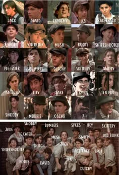 the many faces of actors in movies