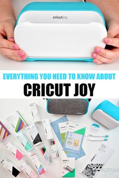 the cricut joy project is being used to teach children how to use it