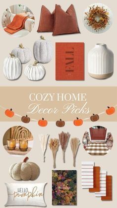 cozy home decor picks for fall