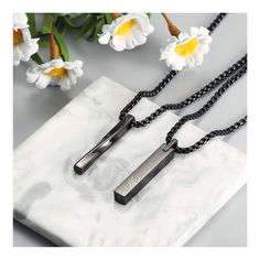 "GUARANTEED DELIVERY BEFORE CHRISTMAS! Personalized TWIST BAR NECKLACE for Men Custom Engraved Jewelry Pendant Necklaces Groomsmen Gifts for Him Dad Boyfriend Gift Women Couples ▬ 𝗔𝗕𝗢𝗨𝗧 𝗨𝗦 ▬ PrecisionMemory aspires to create moments that last a lifetime with our personalized gifts for him & her. * Ships within 24 Hours. * Designed in Los Angeles, California. * Etsy Star Seller Order & Product Support. * Free 90 Day Returns & Exchanges. Please feel free to reach out to us with any questions. ▬ 𝗣𝗥𝗢𝗗𝗨𝗖𝗧 𝗜𝗡𝗙𝗢𝗥𝗠𝗔𝗧𝗜𝗢𝗡 ▬ Elevate his style with our Personalized Bar Necklace, an exceptional gift choice for men. This sleek accessory can be customized with names, dates, or meaningful words, adding a unique and sentimental touch. Carefully crafted, it combines style and sentim Husband Valentine, Bar Necklace Personalized, Gift Husband, Groomsmen Gifts, Custom Personalized Gifts, Personalised Gifts For Him, Bar Pendant, Timeless Gifts, Necklace For Men