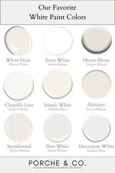 the most popular paint colors for walls and floors in white, gray or beiges