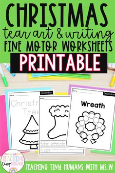 christmas printable worksheet for kids to color