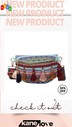 Women Boho Tassel Decorative Woven Design Color Blocking Straw Chest Bag Bohemian Blue Bags As Fashion Accessory, Summer Blue Fringe Bag, Multicolor Tassel Pouch Bag, Multicolor Fringe Crossbody Bag, Blue Tassel Bags For Daily Use, Trendy Multicolor Fringe Bag, Blue Summer Bag With Tassels, Casual Blue Bag With Tassels, Multicolor Summer Bags With Tassels