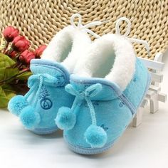 Newborn Infants Baby Plush Winter Warm Boots Non Slip Soft Soled Crib Shoes Prewalker 0-18M 100% brand new with high quality Very beautiful fashionable and Casual Material: Plush Style: Crib Shoes Color: Khaki, Blue, Pink Pattern: Heart/Butterfly/Letter Print Fastening: Slip-on Features: Non-slip, Lovely, Warm Size: S/M/L (Fit For 0-18 Months Baby) Item Includes: 1 Pair Baby Shoes Size Reference: 1inch=2.54cm Size Sole Length Sole Width Recommend for Kid S 12cm 5.5cm 0-6 Months M 13cm 5.6cm 6-12 Baby Winter Boots, Baby In Snow, Newborn Shoes, Baby Shoe Sizes, Baby Growth, Warm Shoes, Baby Sneakers