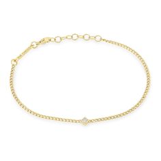 14k gold extra small hollow curb chain bracelet with a bezel set princess cut diamond Curb Chain Bracelet, Rings Jewelry Fashion, Princess Cut Diamond, Princess Diamond, Princess Cut Diamonds, Curb Chain, Princess Cut, Mix And Match, Estate Jewelry