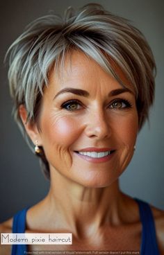 Modern Pixie Haircut, Cute Razor, Short Stacked Hair, Short Hairstyles For Round Faces, Modern Pixie, Hair Tomboy, Pixie Haircut Short, Razored Haircuts, Short Choppy Haircuts