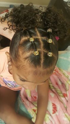 Kids Easter Hairstyles Black, Ruberband Hairstyle Black Kids, Curly Hairstyles For Baby Girl, Hairstyles For Little Mixed Girls Easy, Curly Hairstyle For Kids, Kid Hairstyles Girls Easy, Hairstyles For Mixed Girls Kids Easy, Little Mixed Girl Hairstyles Easy, Mixed Toddler Girl Hairstyles