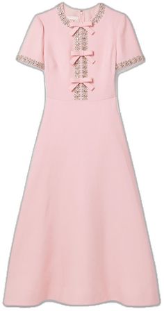 Crepe Midi Dress, Sport Swimwear, Sports Skirts, Pink Midi Dress, Jeans Dress, Skirt Top, Net A Porter, Valentino Garavani, Women Collection