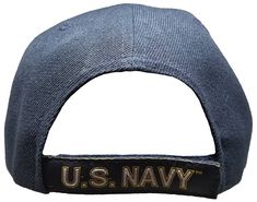 Blue U.S. NAVY Embroidered Baseball Cap. Large Logo Emblem on the side of hat. Adjustable velcro strap to fit many men and some women. Great conversation starter. Makes a fantastic gift for you a Vet or Retired U.S. Navy Member. Navy Fan Merchandise Cap, Navy Baseball Cap With Logo Patch, Us Navy Logo, Navy Six-panel Hat With Embroidered Logo, Navy Military Cap, Navy Six-panel Baseball Cap With Logo Patch, Navy Cap, Navy Logo, American Veterans