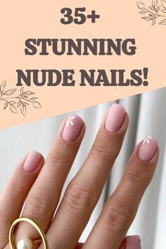 Gel Polish Nail Designs Nude Color, Wedding Nails Squoval, Simple Nail Designs Short Nails Neutral, Nude Nails White Design, Short Nails Nude Design, Natural Nails Acrylic Design, Natural Nude Nails Short, Minimalist Nail Design Simple, Naked Nails Design