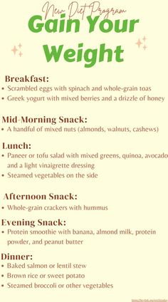 Gym Food Plan For Women, Weight Gain Food For Women, Foods To Help You Gain Weight Naturally, Fat Gain Diet Plan, Diet Plan For Muscle Gain For Women, Diet For Gaining Weight For Women, Bulking Plan Women, Diet For Weight Gain For Girl, How To Gain Weight Healthy Vegetarian