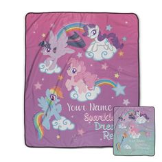 My Little Pony Sparkle Dream Repeat Pixel Fleece Blanket - Pixel Fleece Licensed- Pixsona My Little Pony Birthday Party, Little Pony Birthday Party, Pony Birthday, Grey Flannel, Comfort Blanket, Fleece Blankets, Blanket Personalized, Beautiful Blankets, Print Blanket