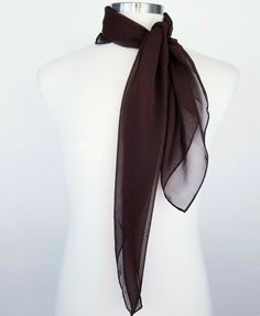 Isabella Womens Scarf Brown Plain Solid Chiffon Light Weight Square. Material: 100% Polyester Condition: the scarf is new with out the tags, please take a look at my photos for close examination. Size: the scarf measure 35"x35" inches I do offer combine shipping for my items,but please message me first. Thank you for your interest!!!!!!!! Elegant Brown Rectangular Silk Scarf, Elegant Brown Square Scarf, Elegant Rectangular Brown Silk Scarf, Brown Square Silk Scarf Gift, Elegant Brown Silk Scarf One Size, Brown Plain, Womens Scarf, Me First, My Photos