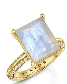 Fervor Montreal Rings Rainbow Moonstone Emerald Cut Cocktail Ring Luxury Diamond White Topaz Ring With Gemstone, Luxury Octagon Ring With Gemstone Accents, Luxury Multi-stone Moonstone Ring, Luxury Moonstone Ring With Accent Stones, Elegant Octagon Multi-stone Ring, Octagon Diamond Ring With Gemstone Accents, Luxury White Sapphire Gemstone Ring, Luxury Diamond Ring With Gemstone Accents, Luxury Diamond Ring With Gemstone Accents, Round Cut