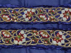 Vintage Indian Sari Border Sewing Embroidered Trim Ribbon Antique Lace DIY Home Decor Wedding Festive Wall Hanging Sequins Ethnic Item Description These are vintage sari trims and have been cut out from the vintage saris. SPECIALLY used on Designers for all garment. Designers - Sabyasachi Mukherjee Rohit Bal, Manish Malhotra, Ritu kumar & many more. These precious textiles can be used for making Belly dance belts, costumes or other exciting craft projects . We use them to make special Saree and Festive Art Silk Embroidered Fabric With Handwork, Festive Embroidered Art Silk Fabric With Handwork, Festive Art Silk Fabric With Handwork Embroidery, Embroidered Purple Traditional Wear For Ceremonial Use, Traditional Purple Wear With Embroidered Border, Festive Ceremonial Dupatta With Handwork, Traditional Wedding Wear With Multicolor Embroidery And Handwork, Ceremonial Dupatta With Handwork And Traditional Drape, Traditional Ceremonial Dupatta With Handwork