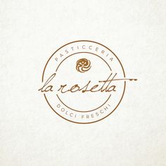 the logo for a restaurant called la rosita, which is located in italy