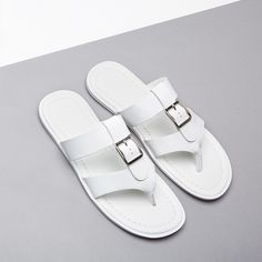 Aliexpress.com: Comprar OPP Moda Sandalias de Cuero Ocasionales de Los Hombres Zapatillas Cool Zapatos Ducha Cómodas Sandalias de Playa Zapatos antideslizantes de botines sandalia fiable proveedores en OPP Official Store Comfy Sandals Walking, Leather Slippers For Ladies, Slippers For Ladies, Fancy Sandals, Mens Casual Leather Shoes, Mens Black Dress Shoes