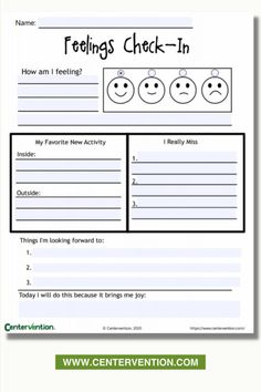 the feelings check - in is an activity for kids to practice their feelings