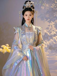 Hanfu Dress, Ancient Beauty, Elegant Ladies, Chinese Dress, Alam Yang Indah, Asian Fashion, Elegant Woman, Art Girl, Anime Art