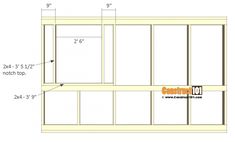 the measurements for an unfinished window frame