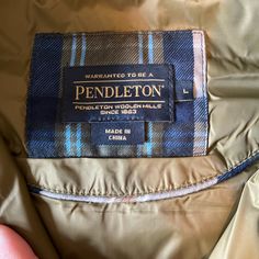 Pendleton Woolen Mills Olive Vest. Never Worn Olive Vest, Pendleton Woolen Mills, Jackets & Coats, Jackets For Women, Green, Women Shopping, Quick Saves, Color