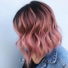 Short Light Pink Hair, Dusty Rose Hair, Beautiful Short Hairstyles, Hair Colour Design, Perfect Hair Color, Short Hair Color