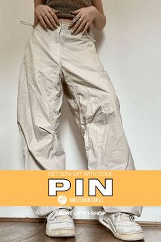 Check our site for more aesthetic outfits Baggy Cargo Pants, Summer Staples, Exclusive Fashion, Low Waist, Aesthetic Outfits, Cargo Pants, Parachute Pants, Fashion Brand, Khaki Pants