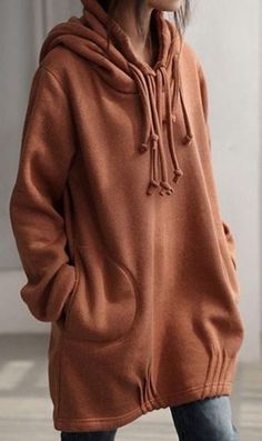 How To Wear Hoodies, Loose Pullover, Sweatshirt Outfit, Long Pullover, Trendy Chic, Long Sleeves Coats, Hoodie Outfit, Pullover Shirt, Hijab Outfit